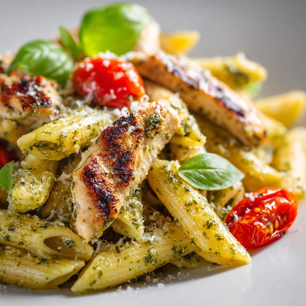 Creamy Chicken Pesto Pasta – Rich, Herby & Ready in Just 20–30 Minutes!