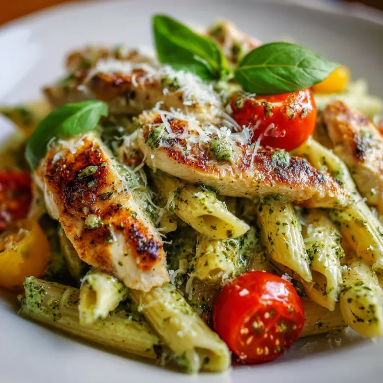 Creamy Chicken Pesto Pasta – Rich, Herby & Ready in Just 20–30 Minutes!