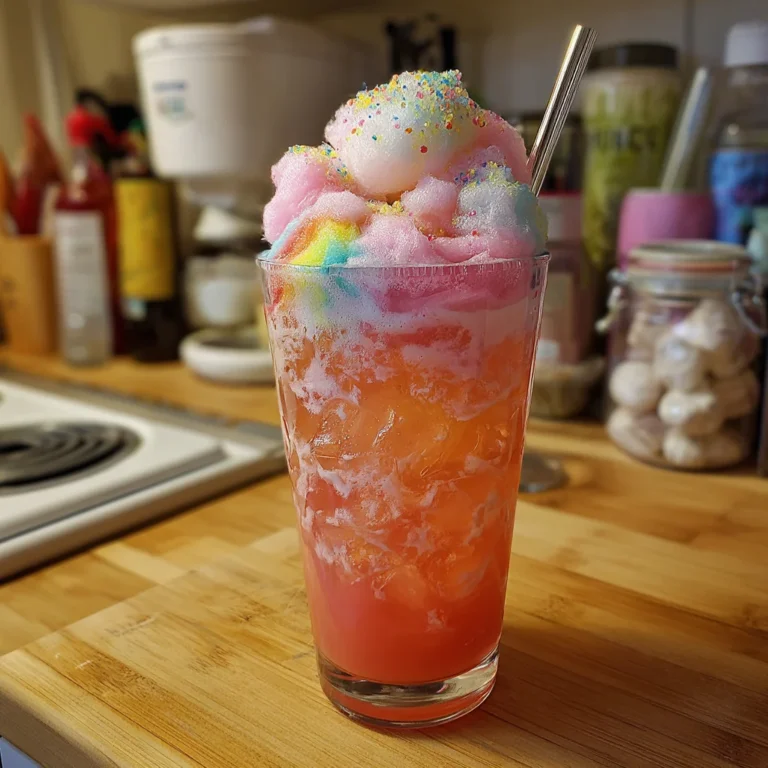 Cotton Candy Sparkle Soda