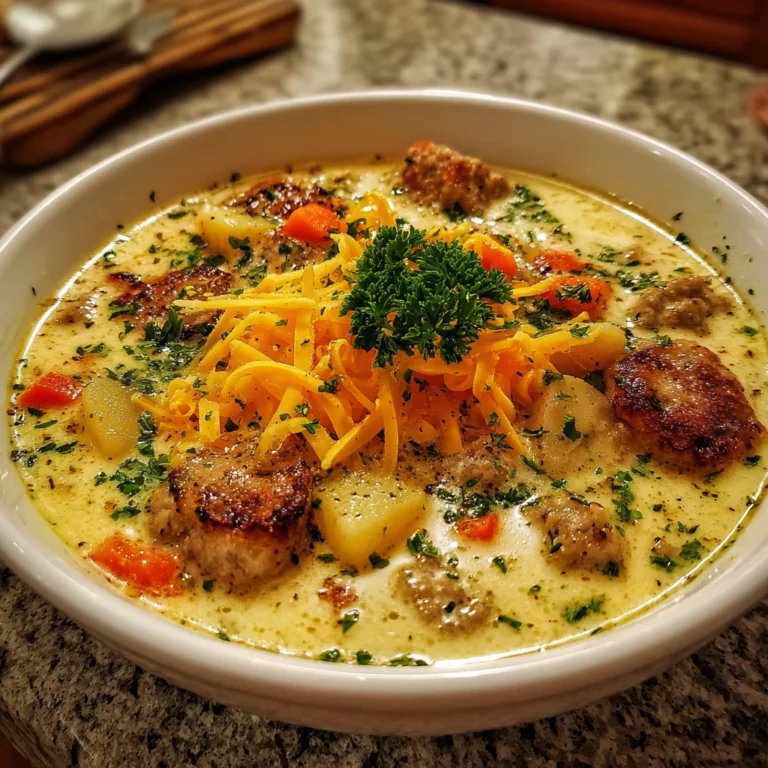Sausage Potato Soup | Creamy, Hearty & Full of Comfort!