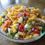 Layered Pasta Salad – Fresh, Flavorful & Perfect for Sharing!