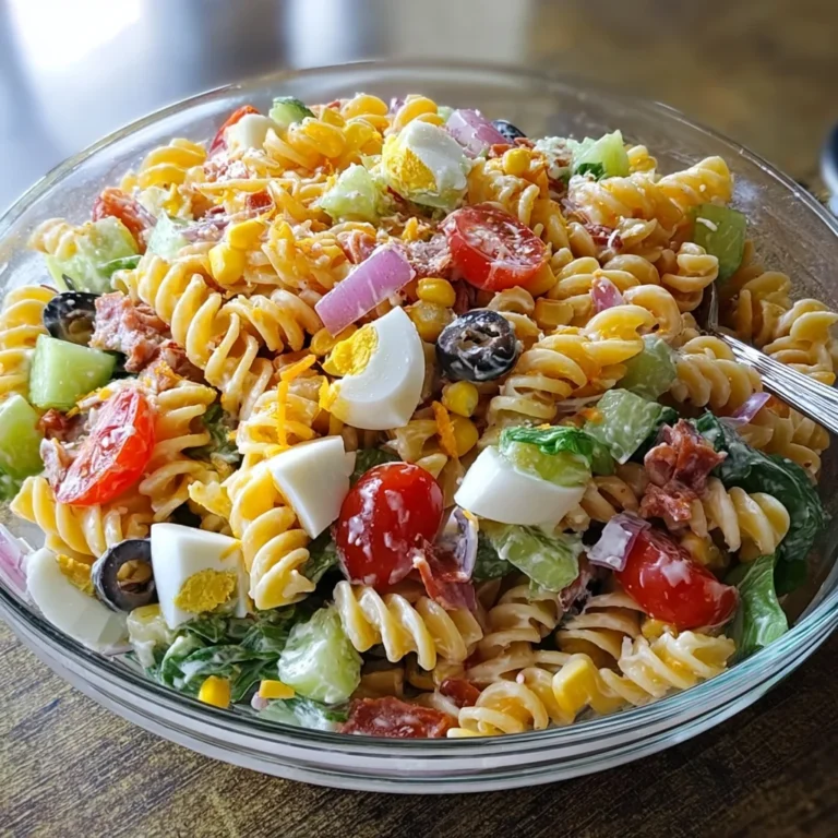 Layered Pasta Salad – Fresh, Flavorful & Perfect for Sharing!