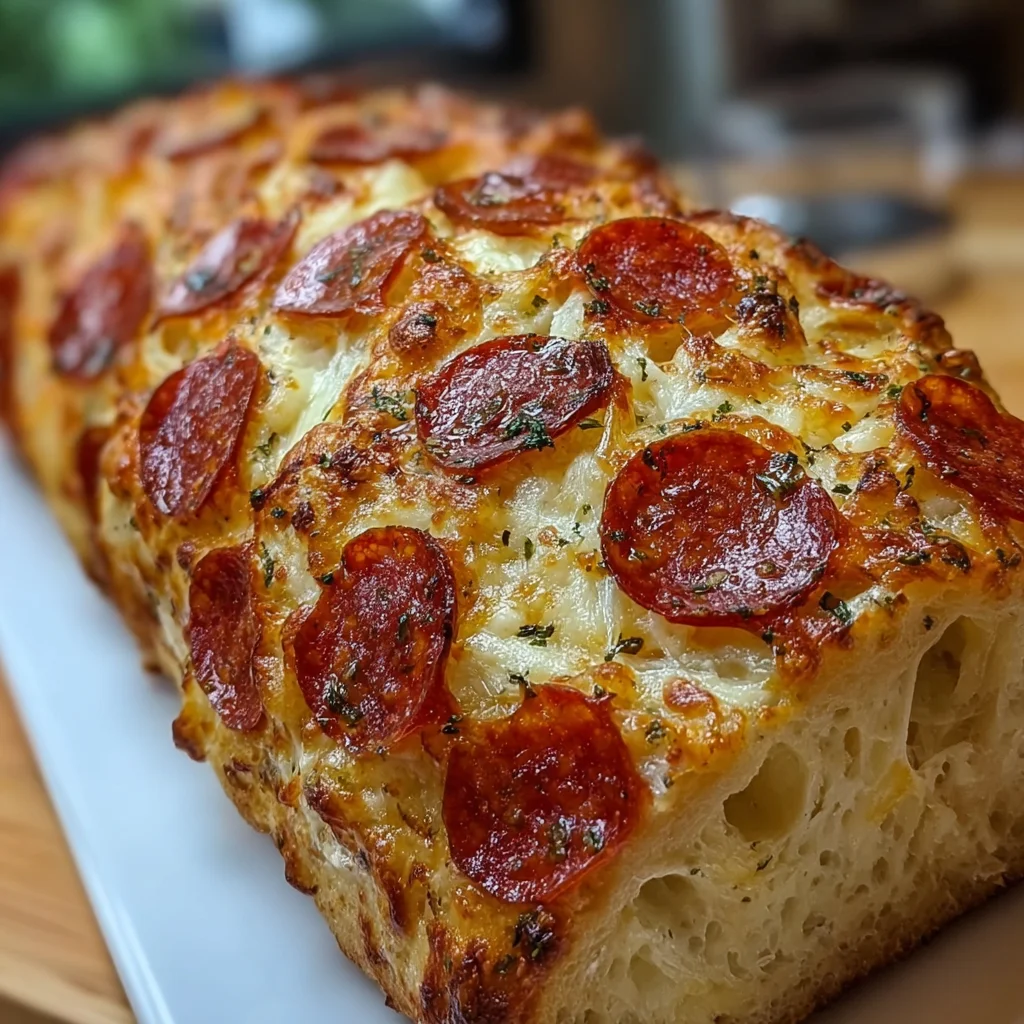 Pepperoni Bread | Cheesy, Meaty & Perfectly Rolled Party Favorite!