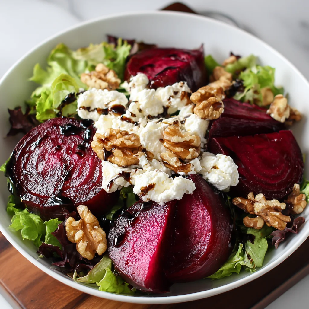 Beet & Goat Cheese Salad – Earthy, Creamy & Unforgettable!