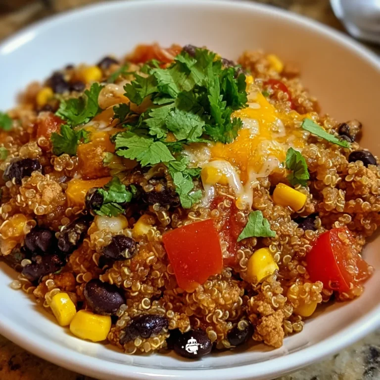 Ground Turkey and Quinoa Casserole | Nutritious, Hearty & Family-Approved!