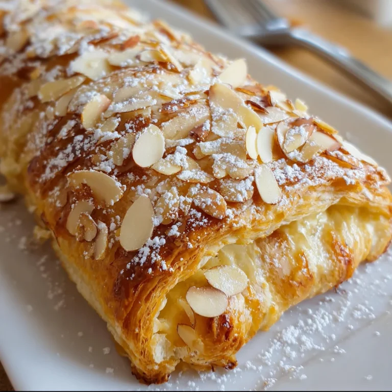 Flaky Sweet Almond Pastry | Buttery, Nutty & Perfect with Coffee!