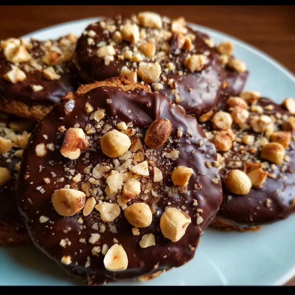 Chocolate Hazelnut Crunch Cookies