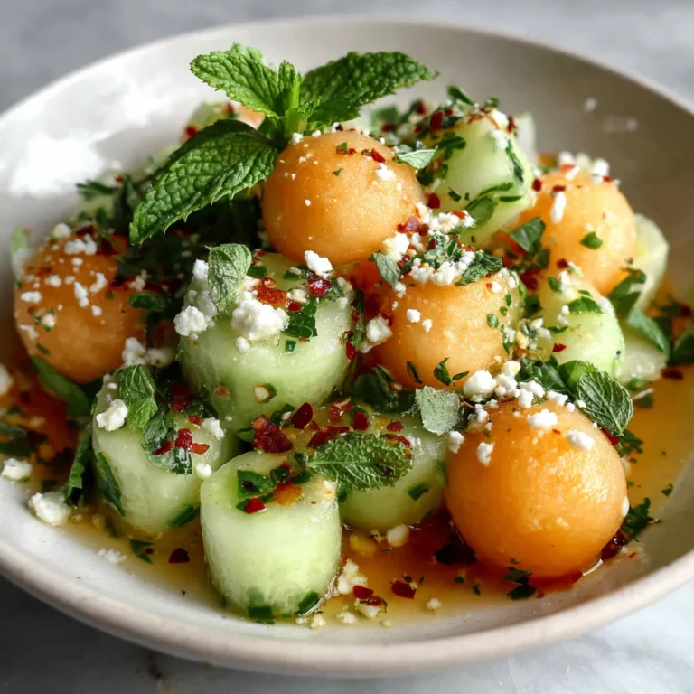 Melon & Cucumber Chill-Out Salad | Cool, Crisp & Hydrating Summer Bliss!