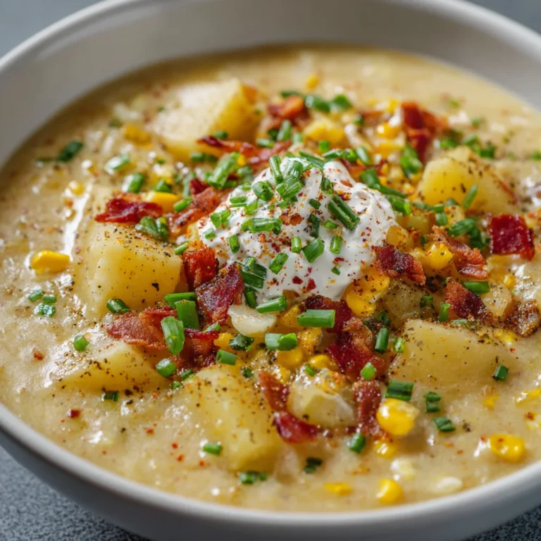 Creamy Summer Corn Chowder (Crockpot) | Fresh, Cozy & Effortlessly Delicious!