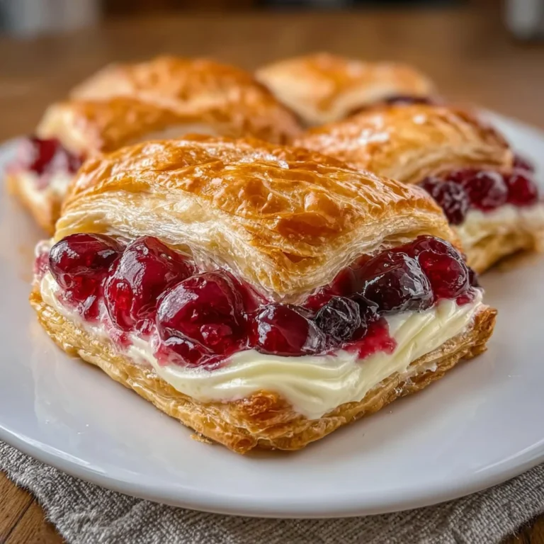 Cherry Cheese Danish – Flaky, Creamy & Bakery-Quality at Home!