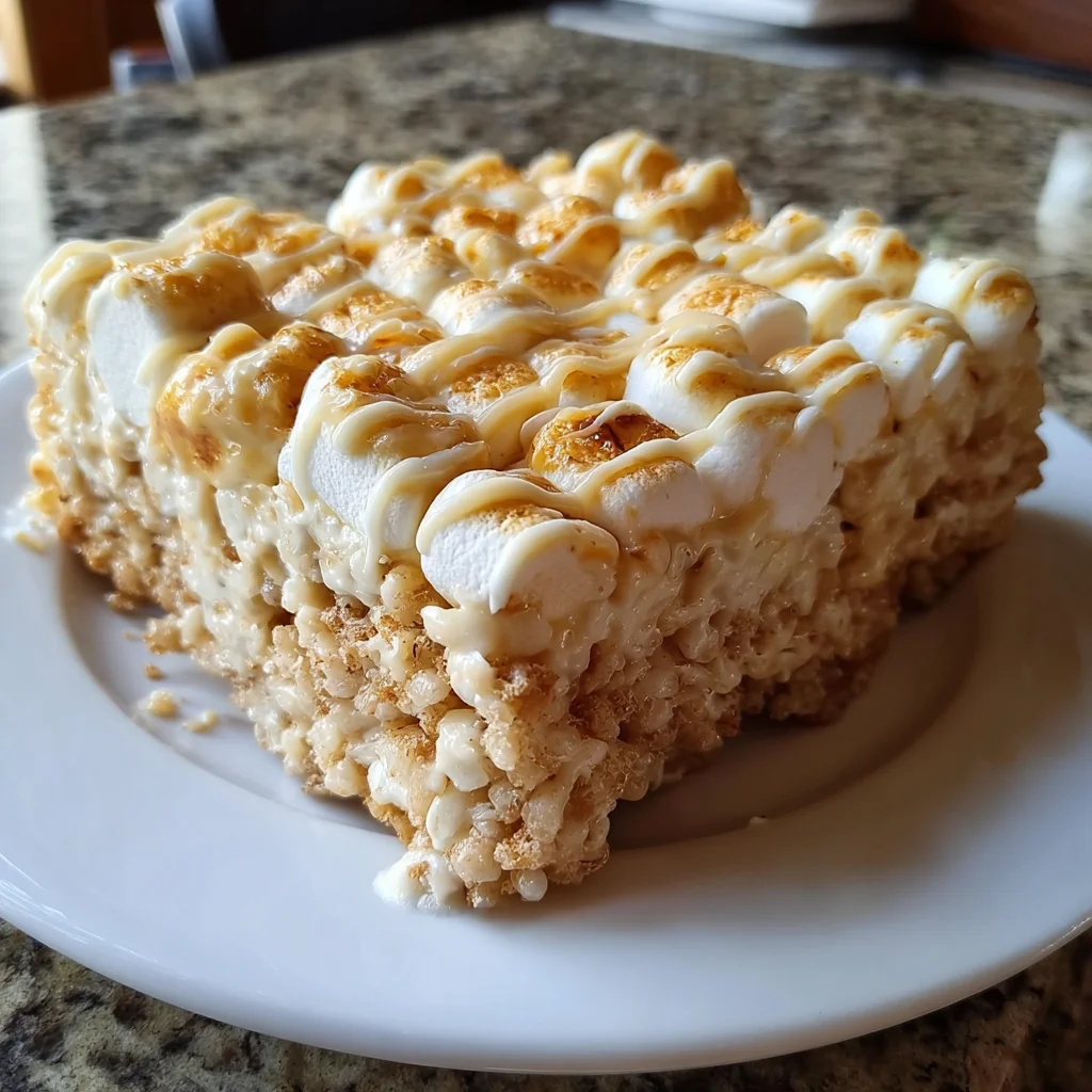 Banana Pudding Rice Krispie Treats | No-Bake, Gooey & Southern-Inspired Sweetness!