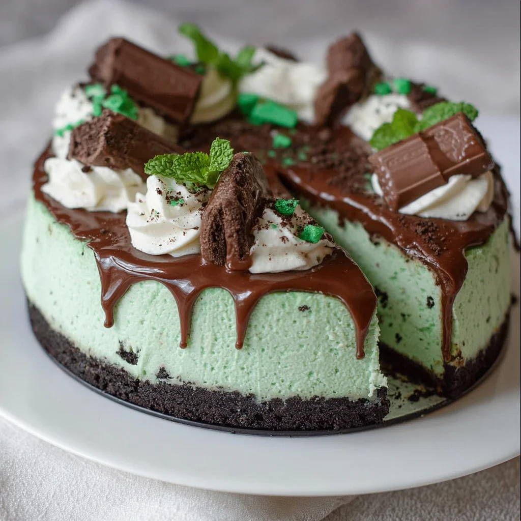 Mint Chocolate Cheesecake – Lush, Refreshing & Irresistibly Decadent!