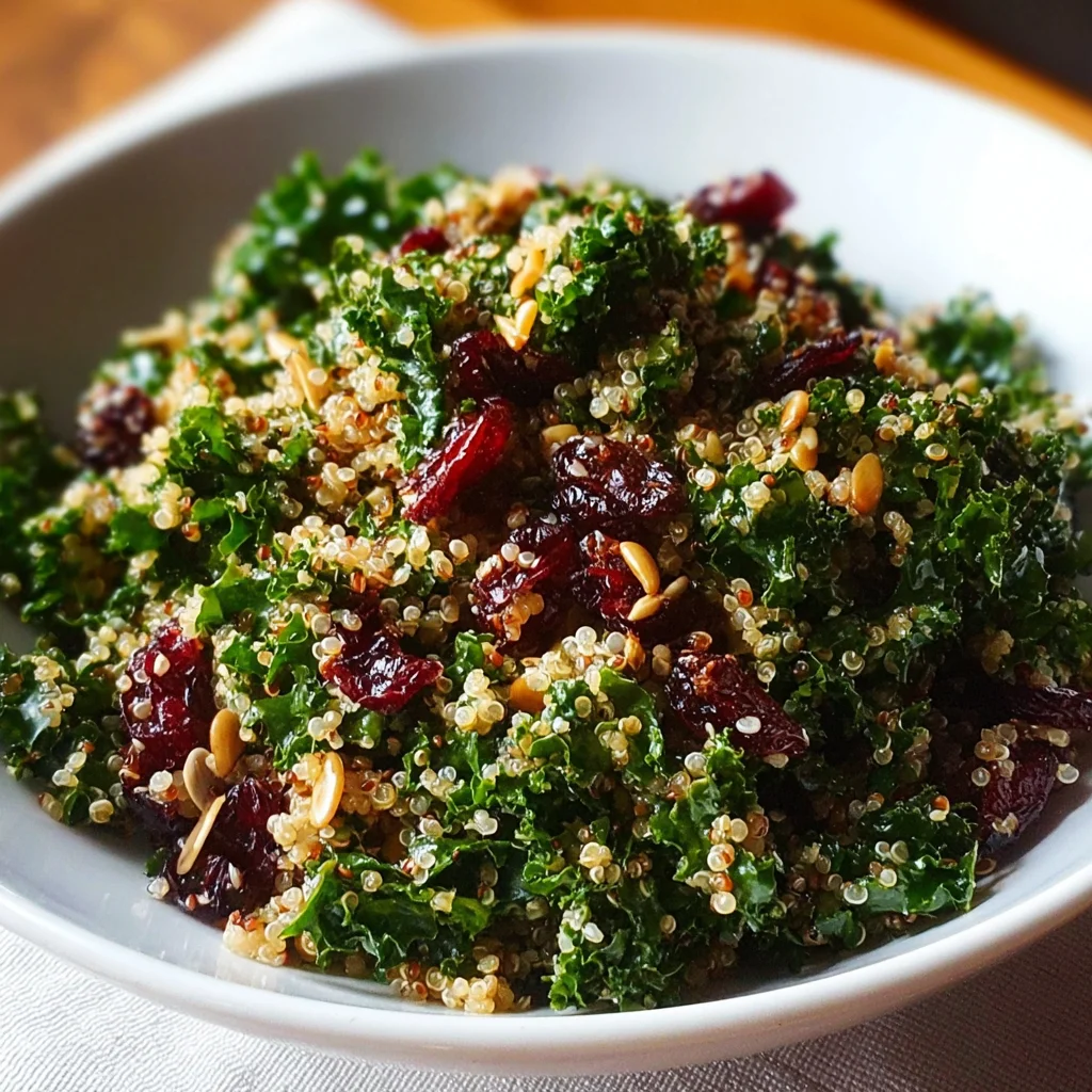 Kale & Quinoa Salad – Nutrient-Packed, Zesty & Meal-Prep Friendly!
