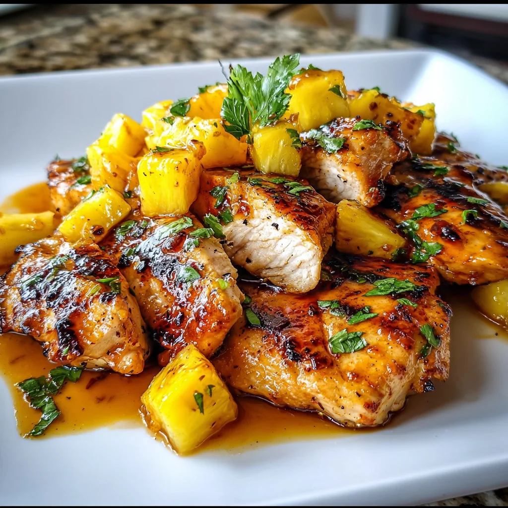 Sweet & Smoky Mango Pineapple Chicken
