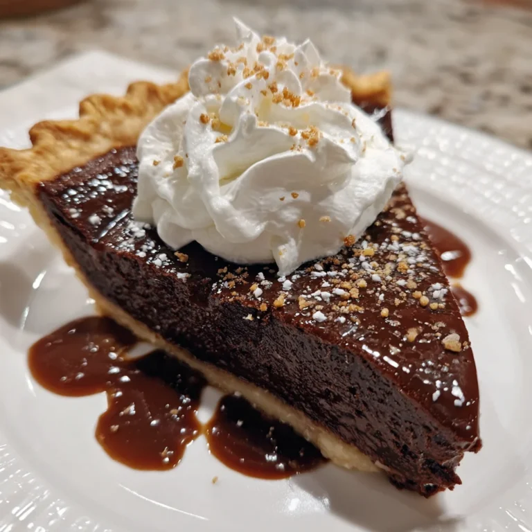 Hot Fudge Pie | Gooey, Chocolatey & Irresistibly Decadent!