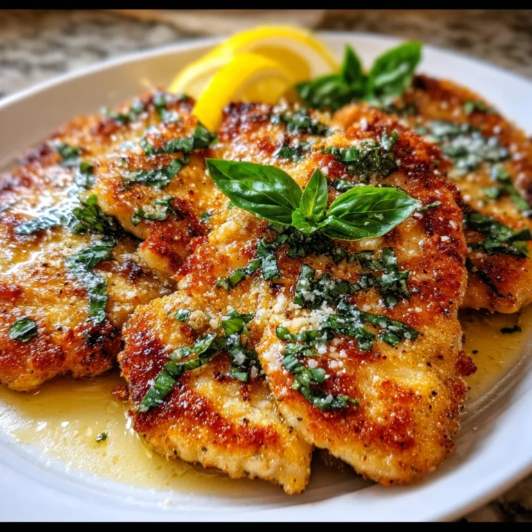 Italian Basil Chicken Cutlets | Crispy, Juicy & Full of Fresh Herb Flavor!
