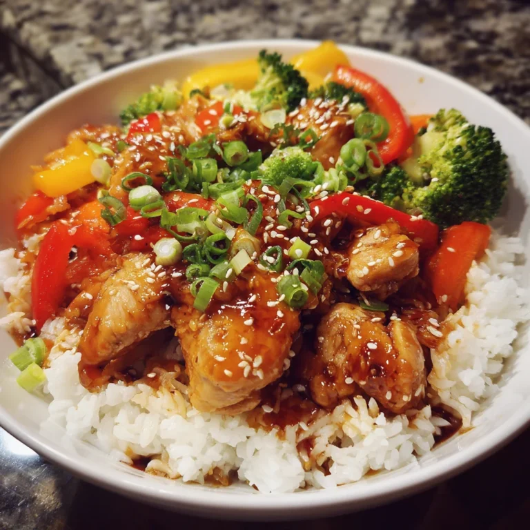 Sweet Chili Chicken and Rice Bowls – Sticky, Savory & So Satisfying!