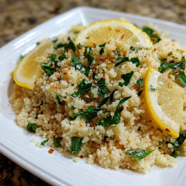 Lemon Parmesan Couscous – Light, Fluffy & Bursting with Zesty Flavor!