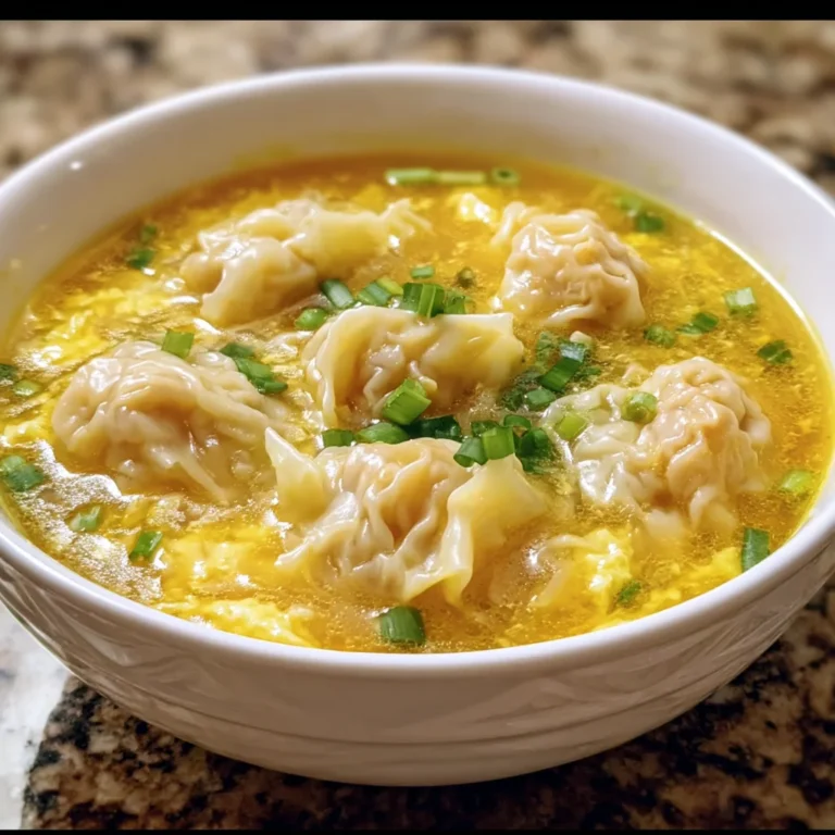Wonton Egg Drop Soup Recipe