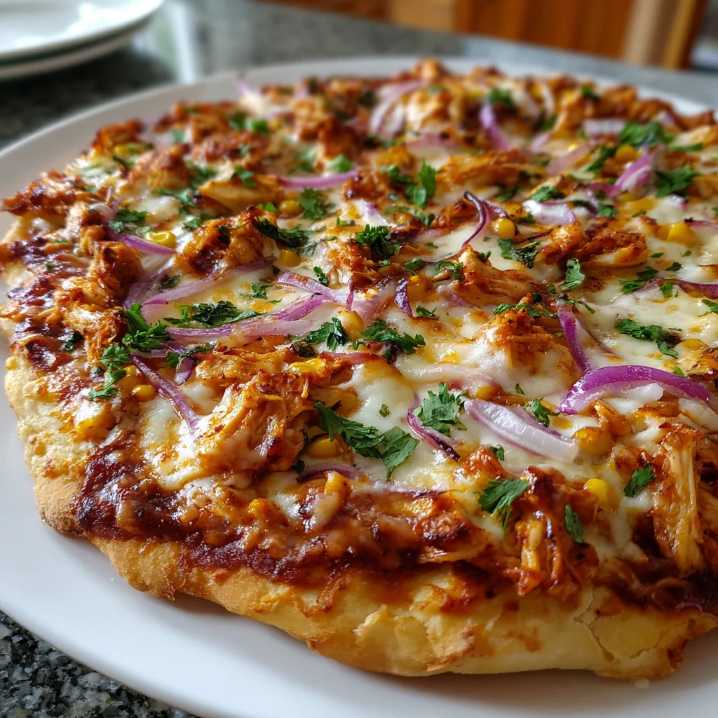 BBQ Chicken Pizza – Sweet, Smoky & Crowd-Pleasing!