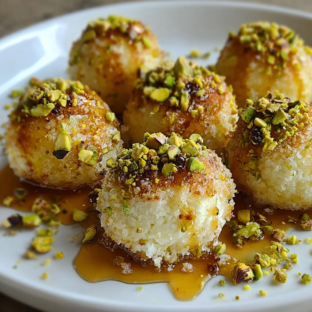 Ricotta Pistachio Honey Bites | Creamy, Crunchy & Naturally Sweet!