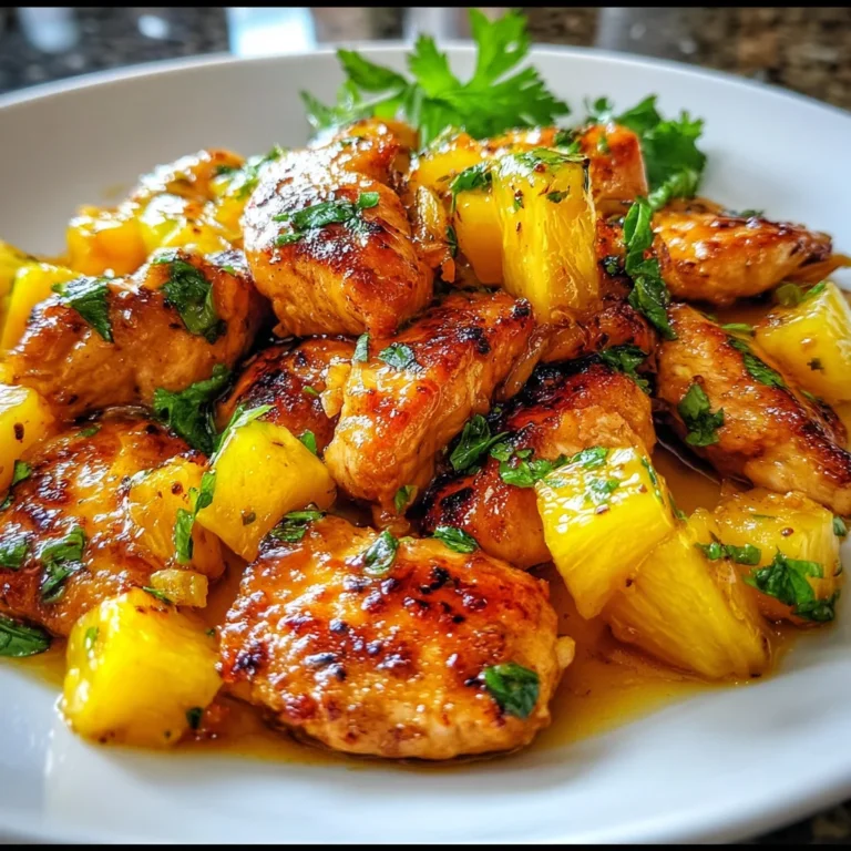 Sweet & Smoky Mango Pineapple Chicken