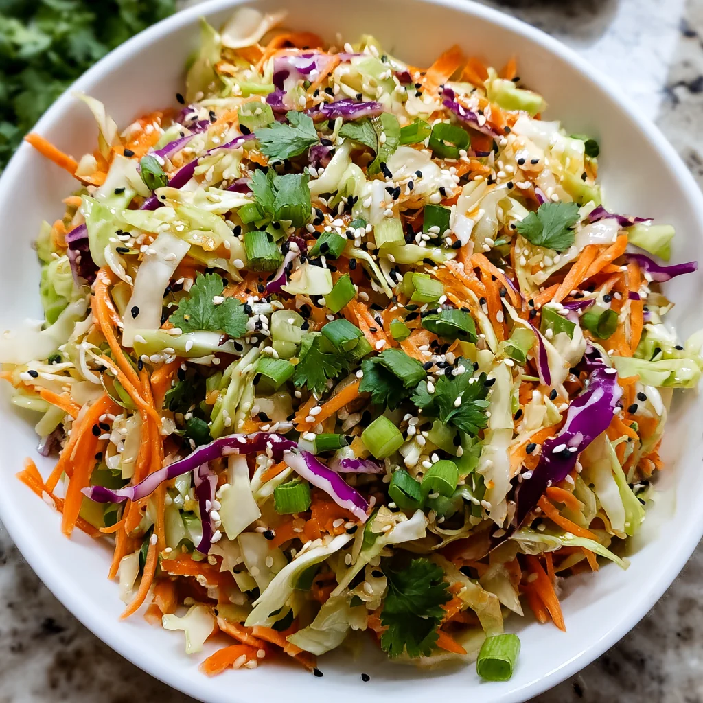 Crunchy Asian Slaw – Bright, Refreshing & Perfectly Flavorful!