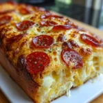 Pepperoni Bread | Cheesy, Meaty & Perfectly Rolled Party Favorite!