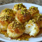 Ricotta Pistachio Honey Bites | Creamy, Crunchy & Naturally Sweet!