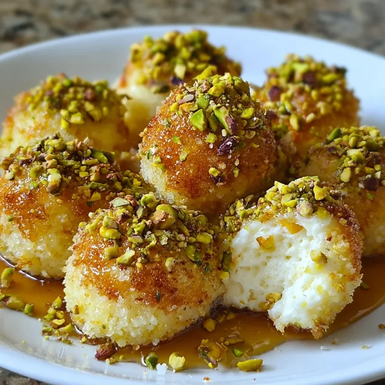 Ricotta Pistachio Honey Bites | Creamy, Crunchy & Naturally Sweet!