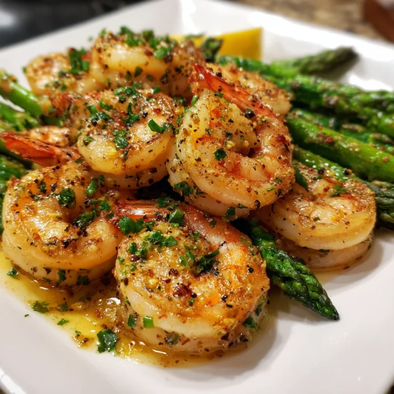 Garlic Butter Shrimp with Asparagus – 15-Minute Delight!