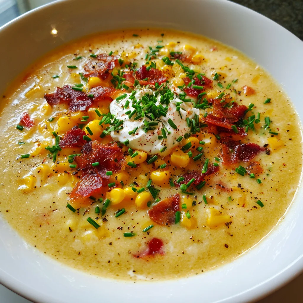 Creamy Summer Corn Chowder (Crockpot) | Fresh, Cozy & Effortlessly Delicious!