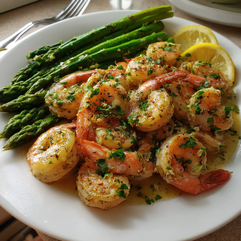 Garlic Butter Shrimp with Asparagus – 15-Minute Delight!