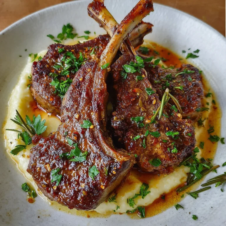 Honey Garlic Butter Lamb Cutlets | Tender, Juicy & Packed with Flavor!