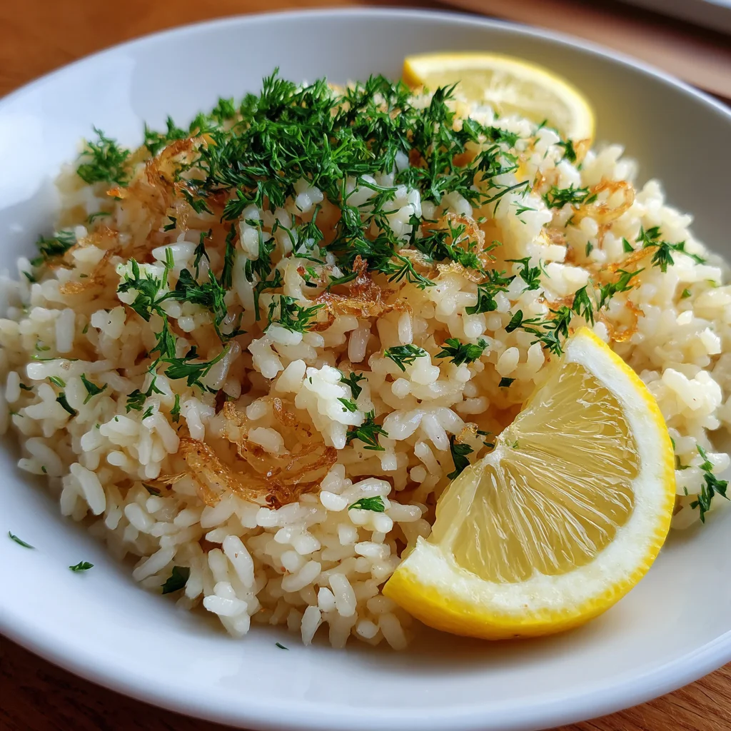 Easy Greek Lemon Rice – Light, Zesty & Perfect Every Time!