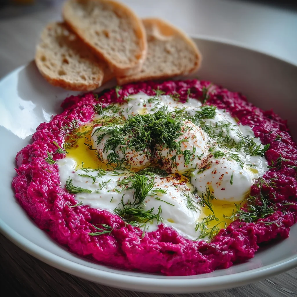 Beetroot Salad Dip with Greek Yogurt | Creamy, Earthy & Naturally Colorful!