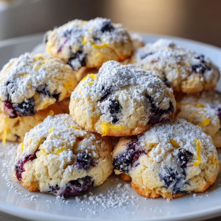 Blueberry Lemon Cookies – Soft, Zesty & Bursting with Fresh Flavor!