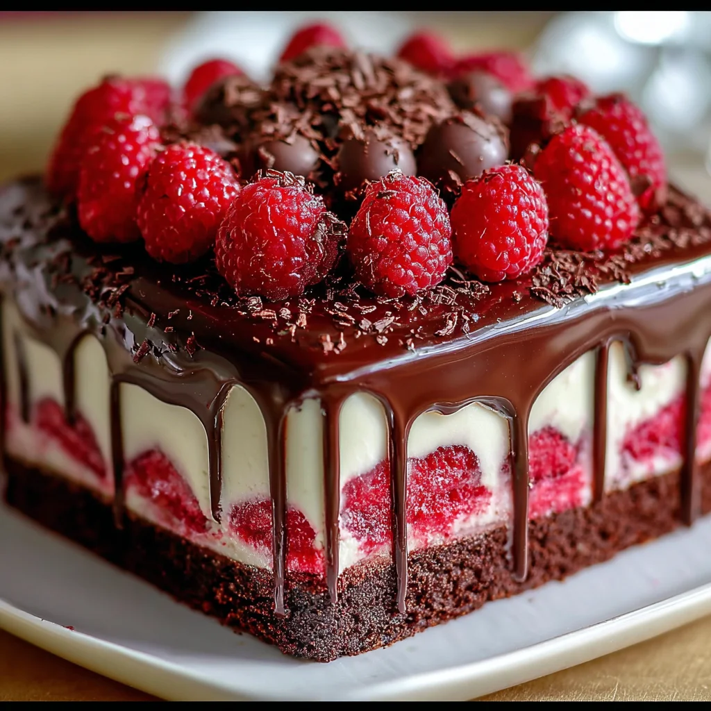 Chocolate Raspberry Drip Cake | Decadent, Elegant & Berry-Licious!