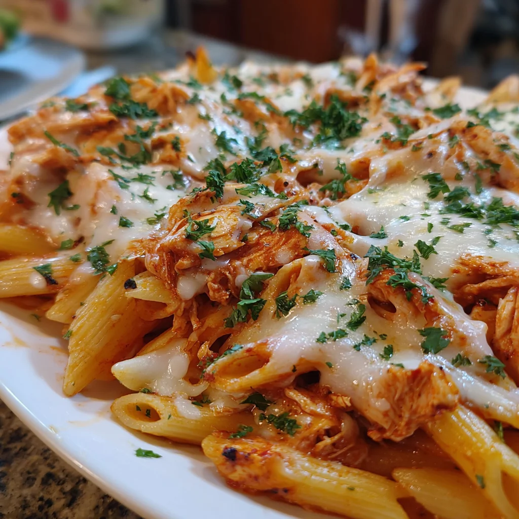 Chicken Penne Pasta Bake | Cheesy, Hearty & Family-Friendly Comfort Food!