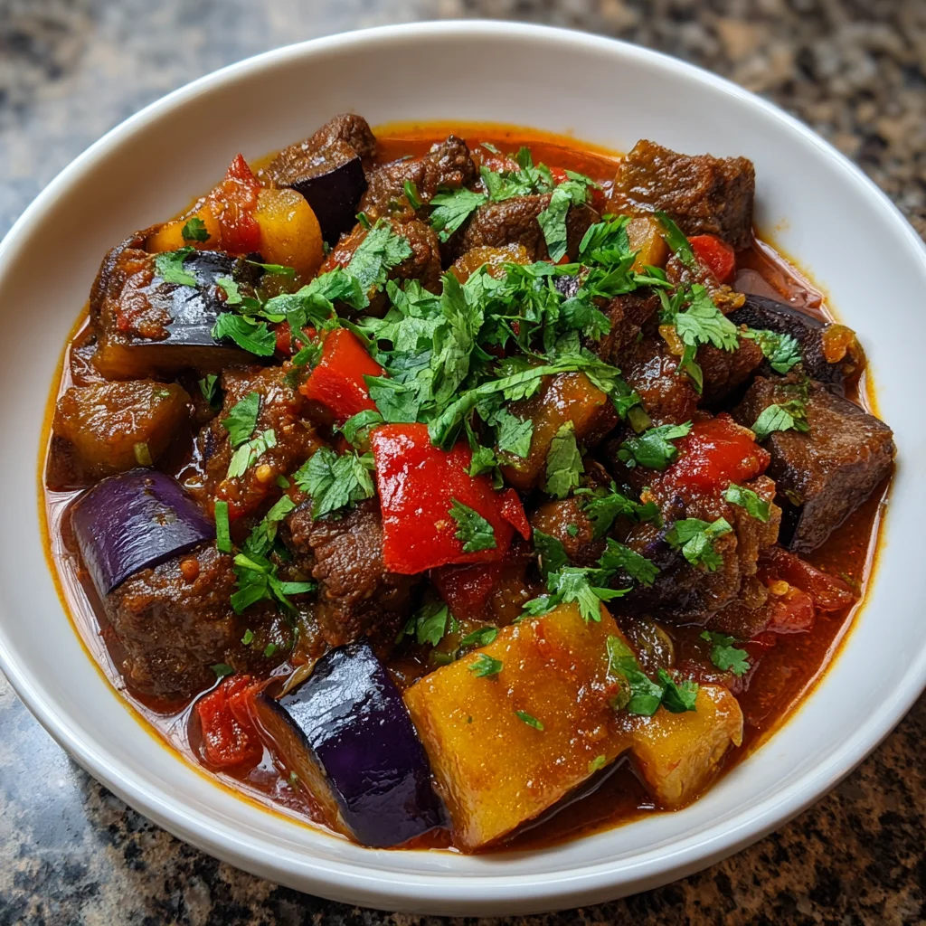 Spicy Beef Eggplant Stew – Hearty, Flavor-Packed & Soul‑Warming!