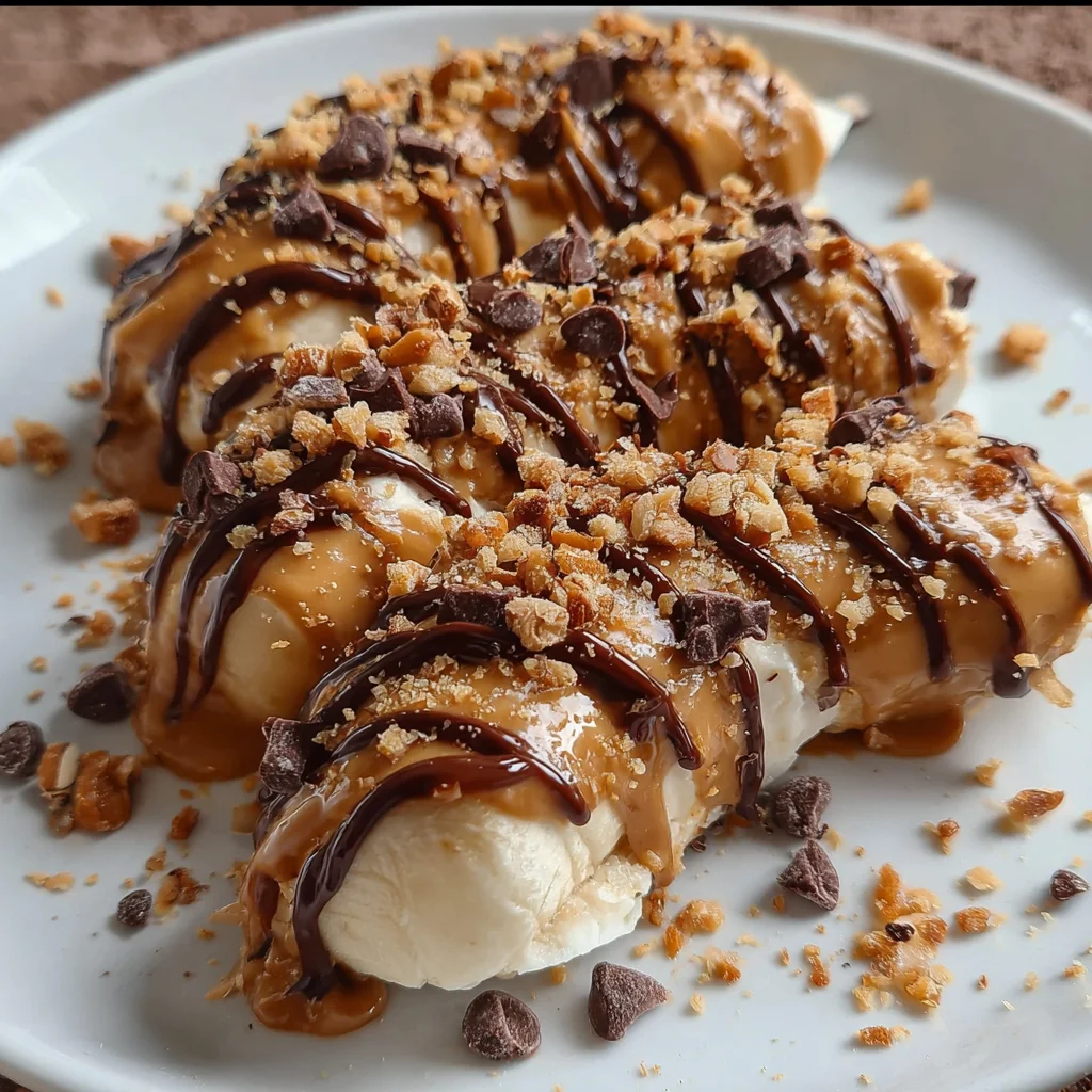 Frozen Banana Snickers | Healthy, Chocolatey & Crave-Worthy!