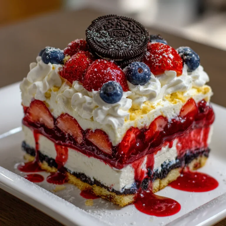 Very Berry Dessert Lasagna