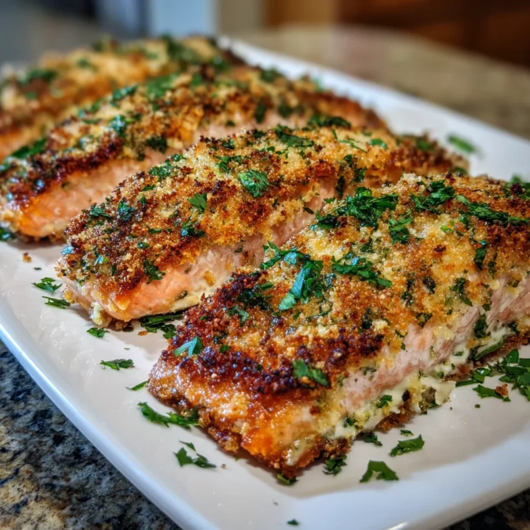 Baked Parmesan Salmon – Crispy, Cheesy & Ready in 15 Minutes!