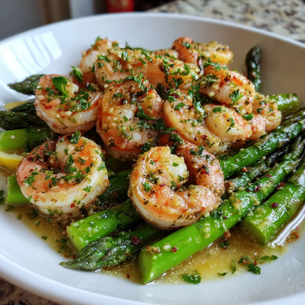 Garlic Butter Shrimp with Asparagus – 15-Minute Delight!