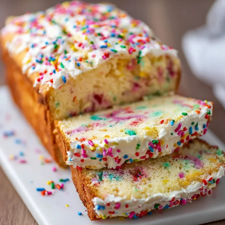 Funfetti Ice Cream Bread | Colorful, Sweet & Just 2 Ingredients!