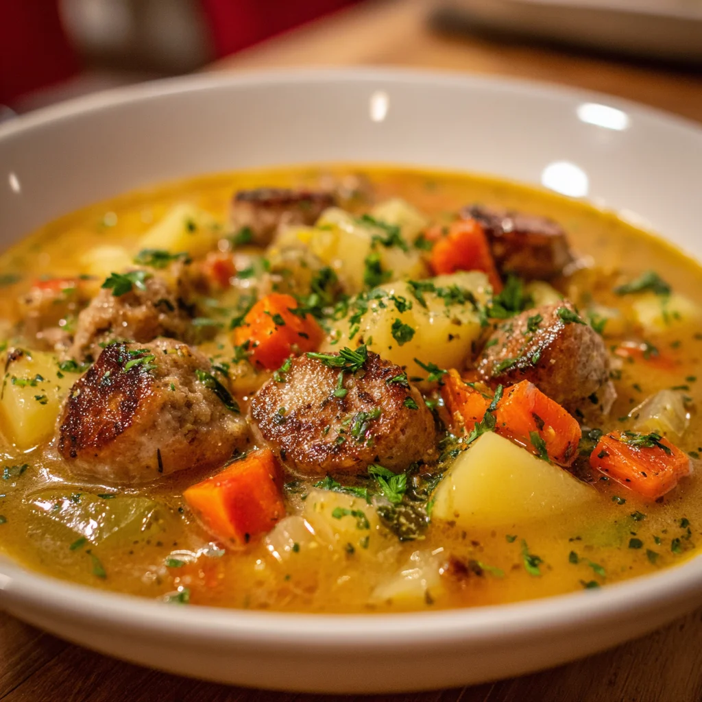 Sausage Potato Soup | Creamy, Hearty & Full of Comfort!