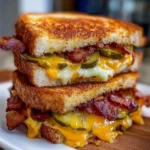 Dill Pickle Bacon Grilled Cheese | Crispy, Tangy & Next-Level Comfort Food!