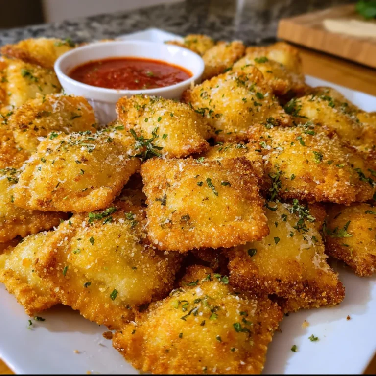 Crispy Fried Ravioli | Golden, Crunchy & Totally Addictive!