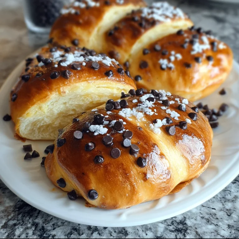 Chocolate Chip Vanilla Custard Brioches | Soft, Creamy & Bakery-Worthy Treats!