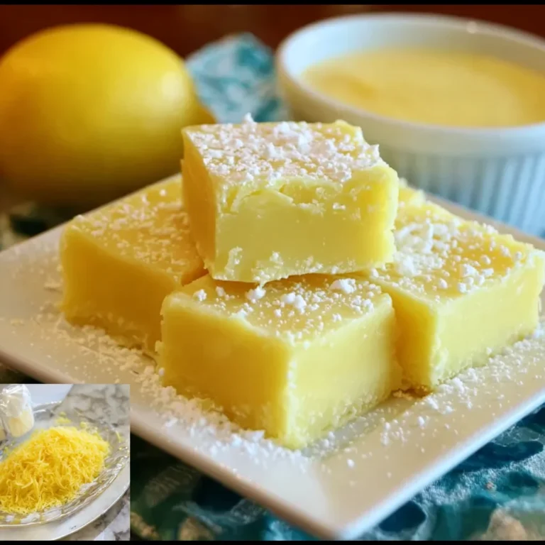 Easy Lemon Fudge Recipe